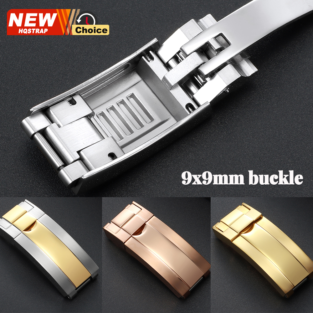 Luxury Watch Logos - 9mmx9mm Folding Buckle for Rolex Daytona