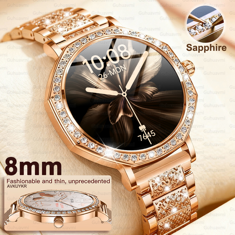 Luxury Watch Hd - 2025 New Ladies' Fashion Smartwatch Diamond