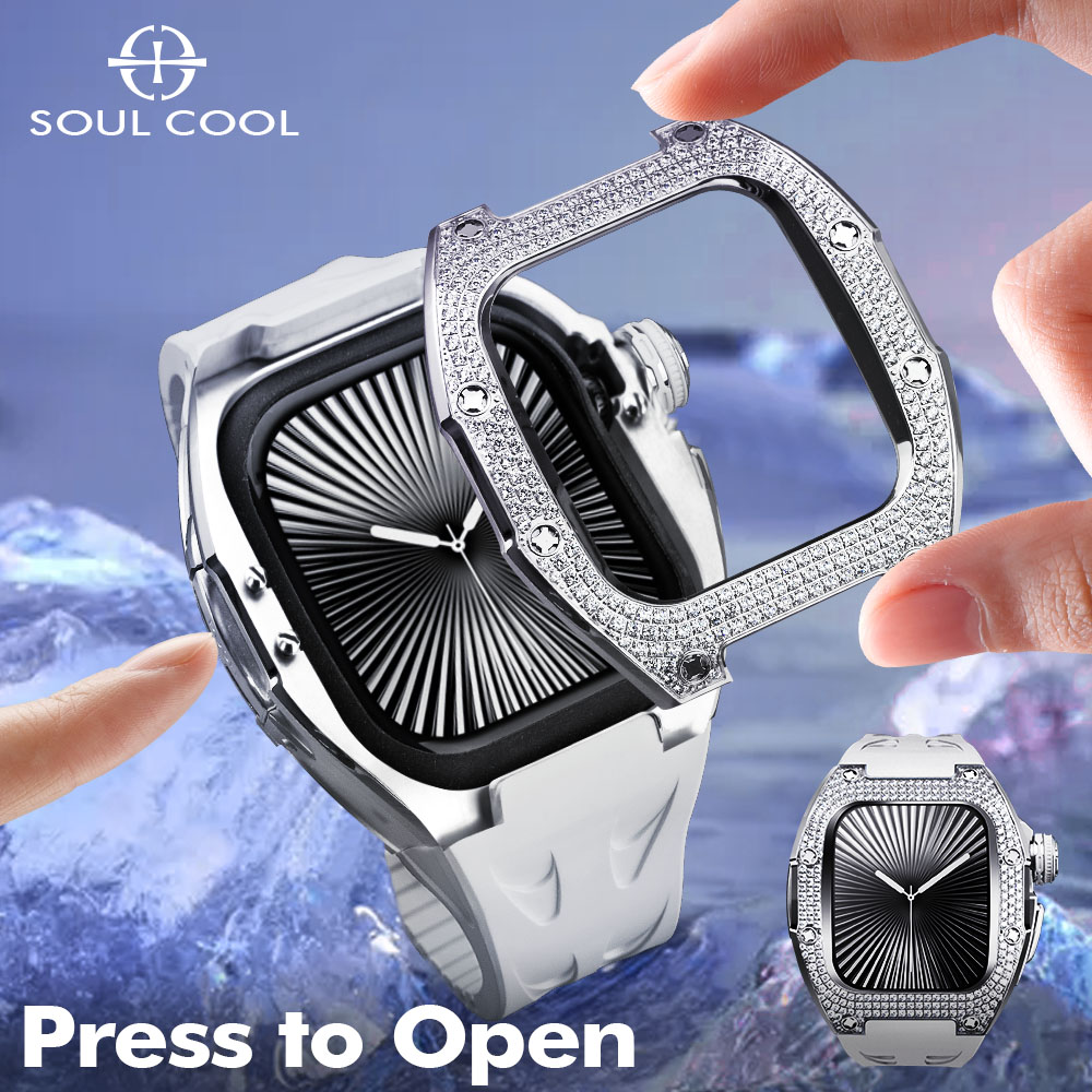 Luxury Watch Repair - Soul Cool Diamond Case For Apple