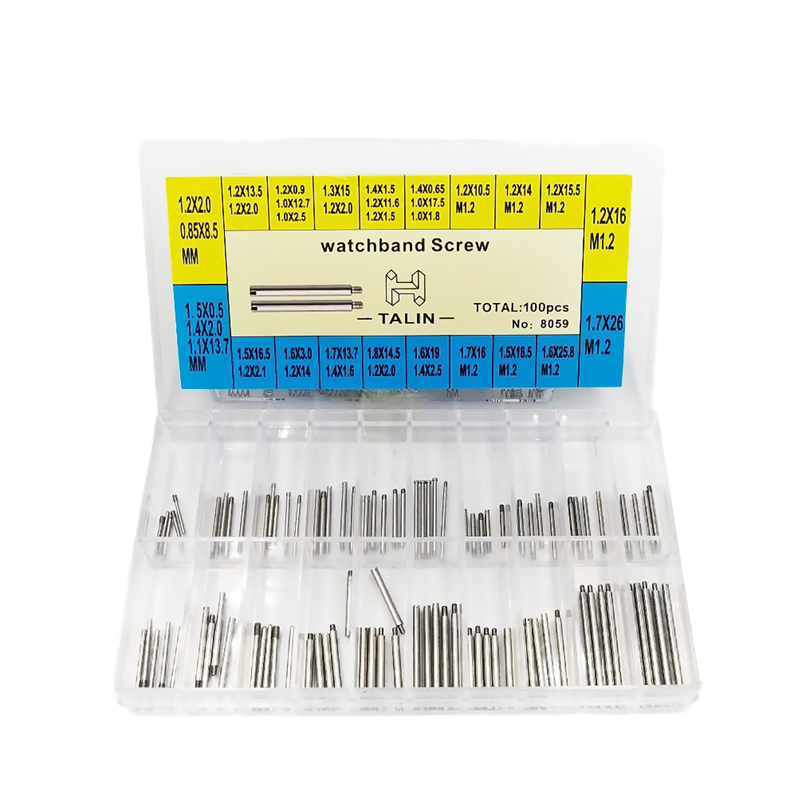 Luxury Watch Logos - 100Pieces 20 Size Watch Screws Rod