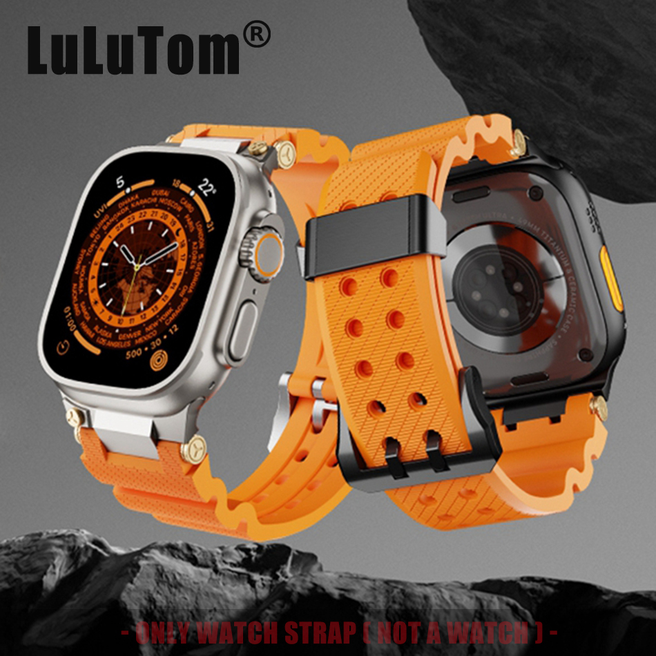 Luxury Watch Apple Bands - Luxury Silicone Rubber Band for Apple