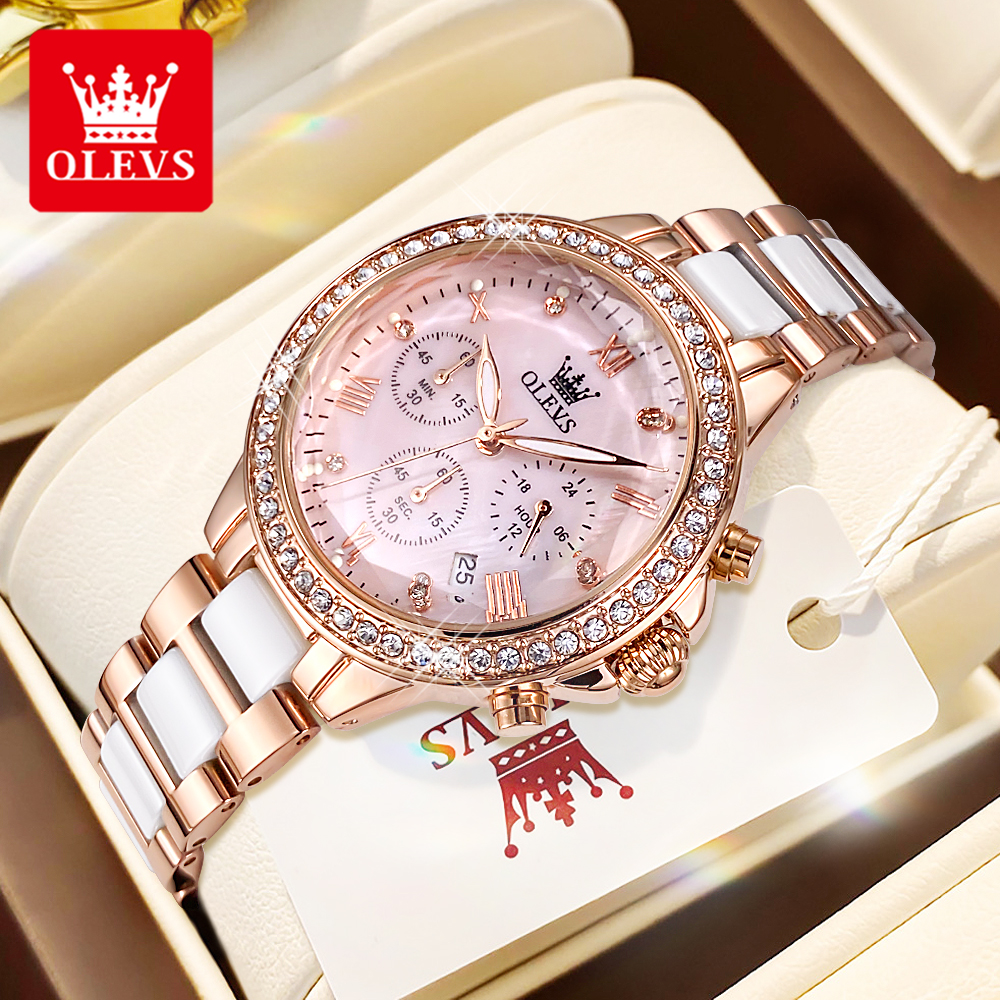 Luxury Watch Green - OLEVS 9999 Women Watch Brand Original