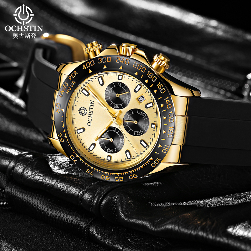Luxury Watch For Sale - OCHSTIN Man Silicone Strap Wristwatch Men's