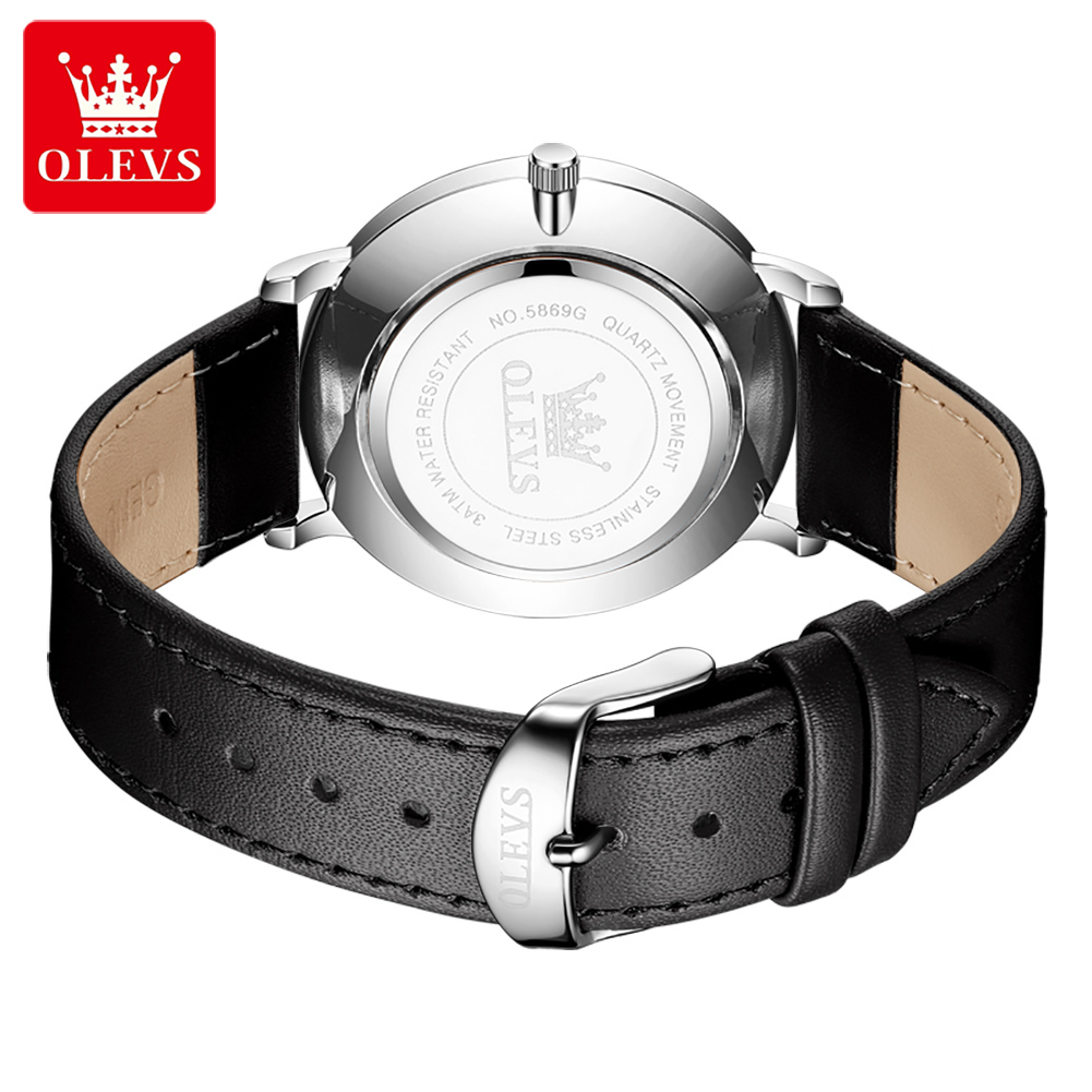 OLEVS Ultra Thin 6.5mm Top Ori - مراجعة Luxury Watch For Sale وسعره