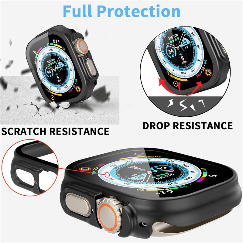 Glass+case For Apple Watch Ult - مراجعة Luxury Watch Apple Bands وسعره