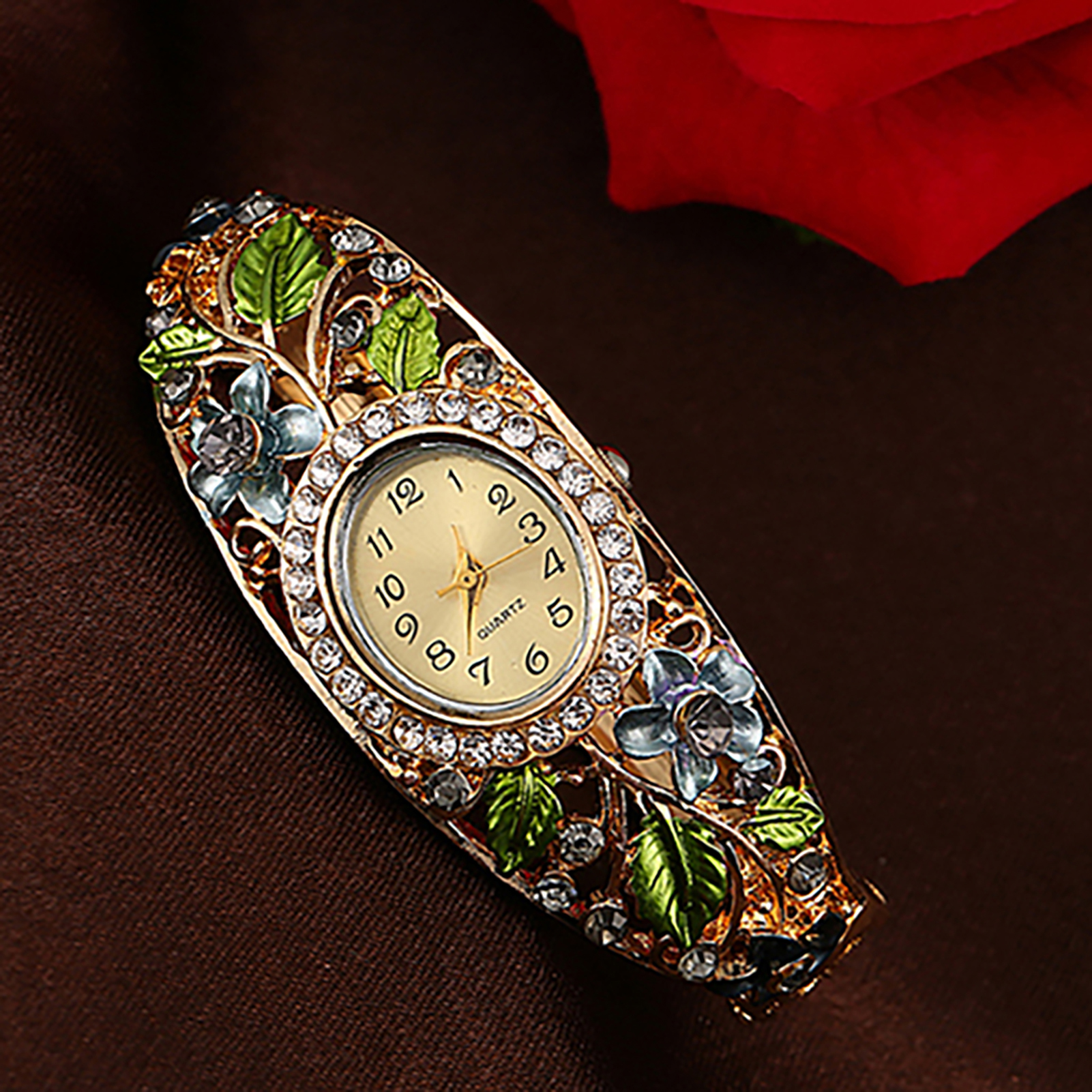 Hot Sales Women\'s Flower Butt - مراجعة Lux Watch وسعره