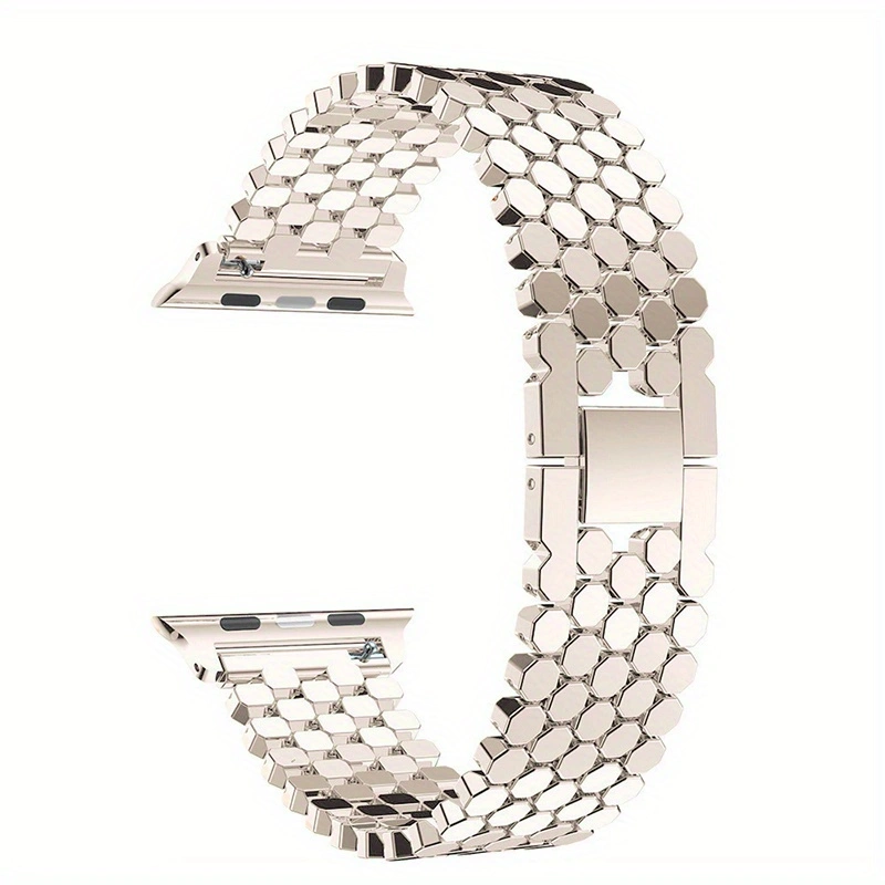 Stainless Steel Strap For Appl - مراجعة Luxury Watch Apple Bands وسعره