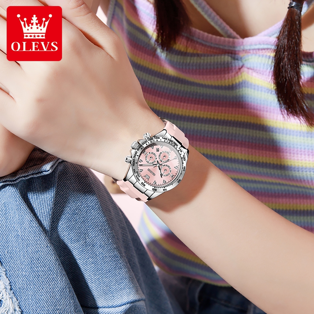 OLEVS 5618 Women Watch HD Mult - مراجعة Luxury Watch Hd وسعره