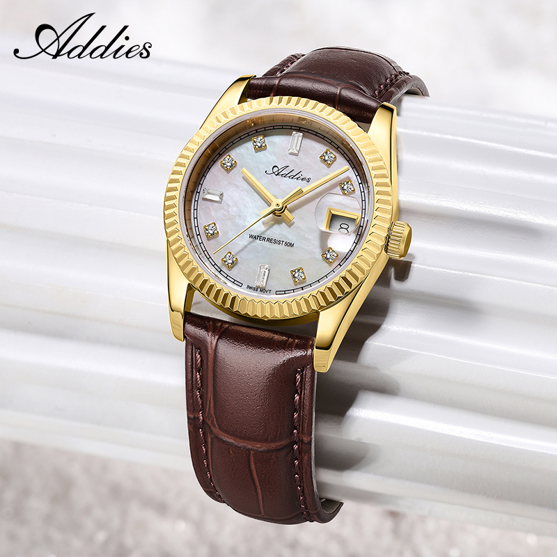 Addies 585 Quartz Woman's Watc - مراجعة Luxury Watch Leather وسعره