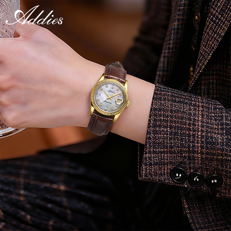 Addies 585 Quartz Woman's Watc - مراجعة Luxury Watch Leather وسعره