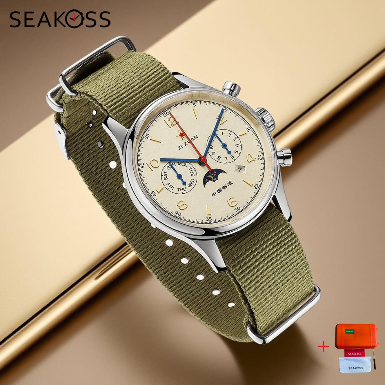 SEAKOSS 1963 Mechanical Wristw - مراجعة Sapphire Crystal Display وسعره