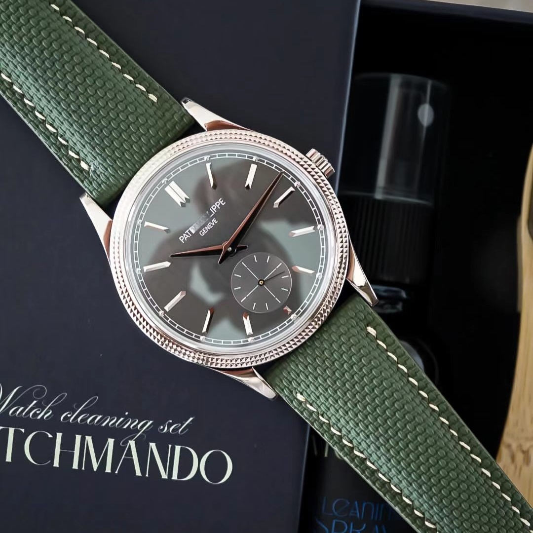 18 19 20 21 22mm Sailcloth FKM - مراجعة Luxury Watch Jaeger Lecoultre وسعره