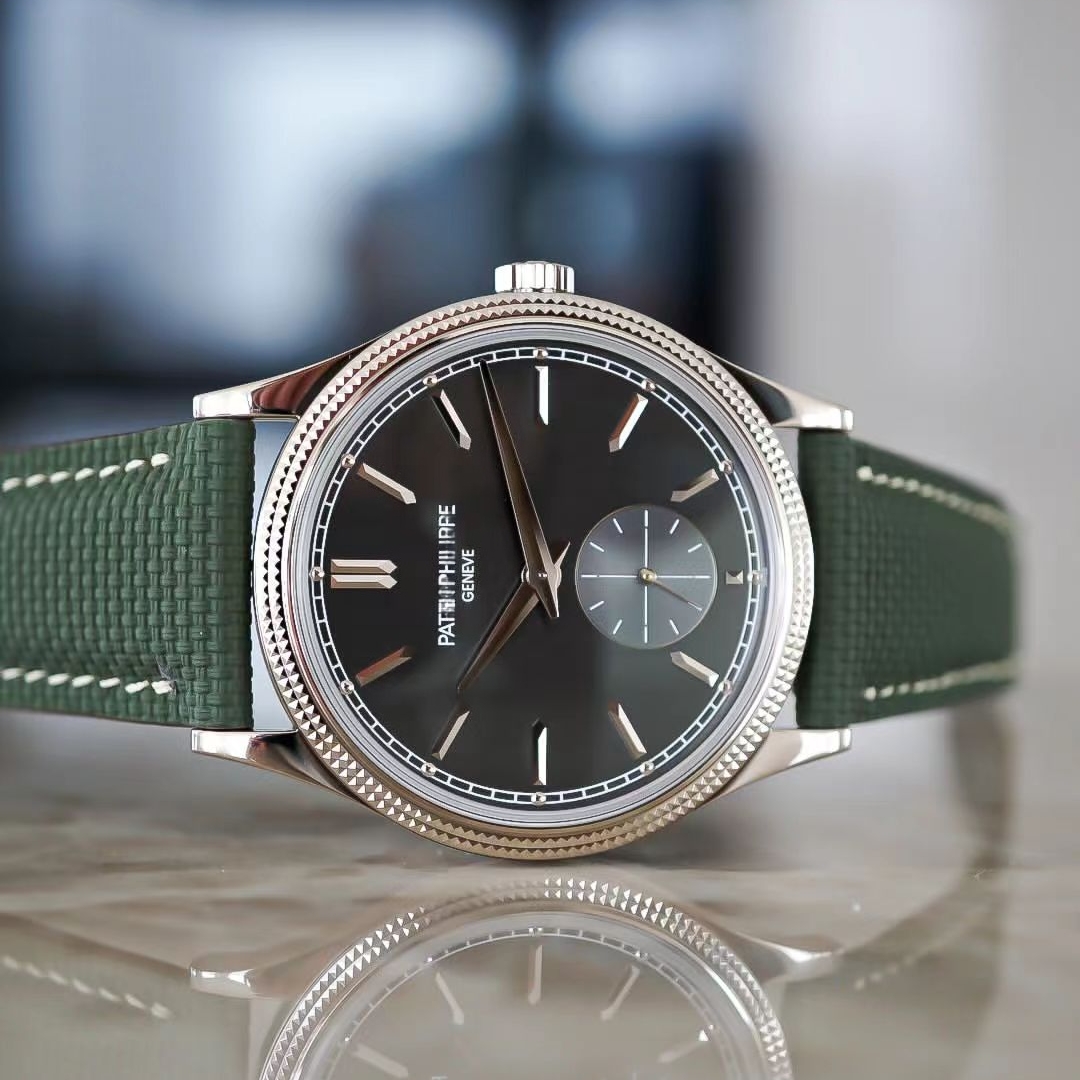 18 19 20 21 22mm Sailcloth FKM - مراجعة Luxury Watch Jaeger Lecoultre وسعره