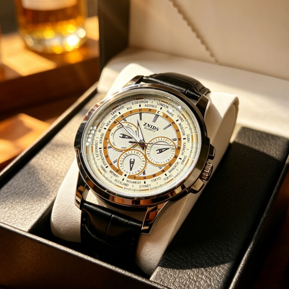 Trendy Men's Casual Quartz Wat - مراجعة Luxury Watch For Sale وسعره