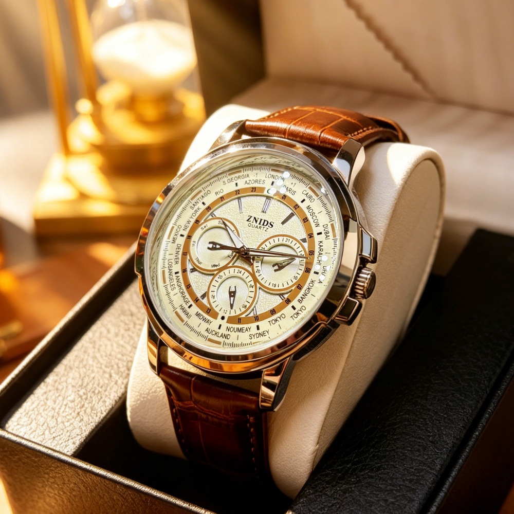 Trendy Men's Casual Quartz Wat - مراجعة Luxury Watch For Sale وسعره