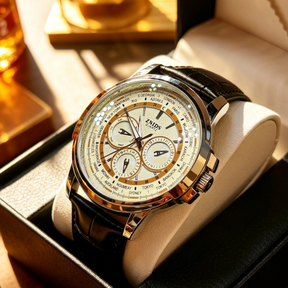 Trendy Men's Casual Quartz Wat - مراجعة Luxury Watch For Sale وسعره