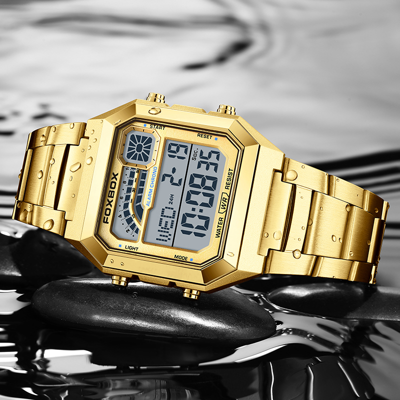 FOXBOX LIGE Fashion Luxury Dig - مراجعة Luxury Watch Hd وسعره