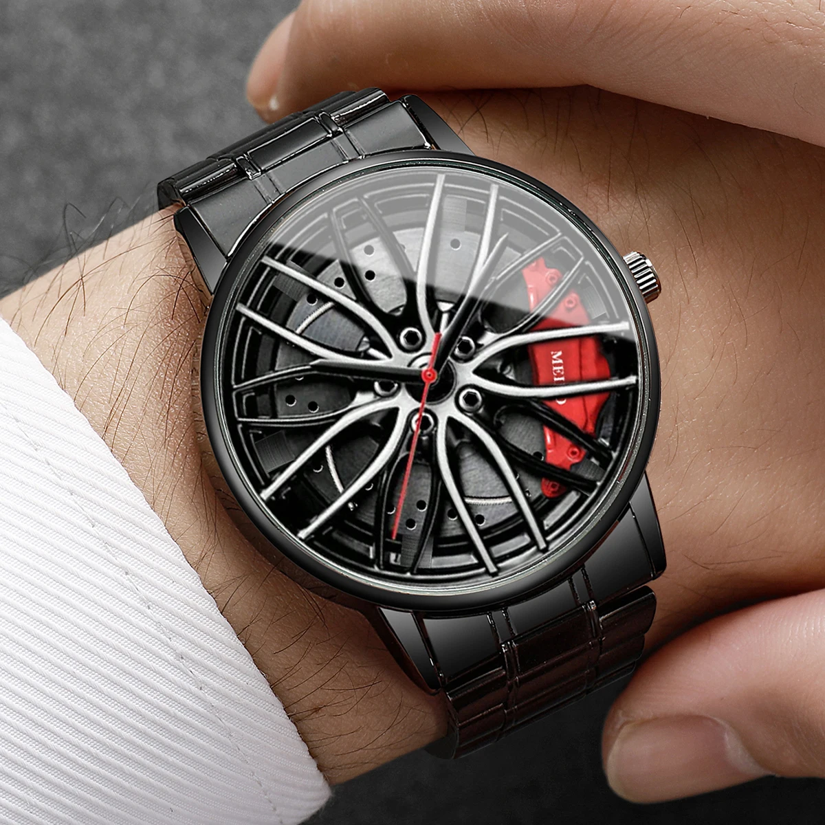 4PCS/Set Fashion 3d Car Wheel  - مراجعة Luxury Watch Organizer وسعره