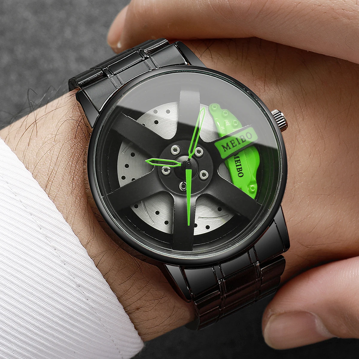 4PCS/Set Fashion 3d Car Wheel  - مراجعة Luxury Watch Organizer وسعره