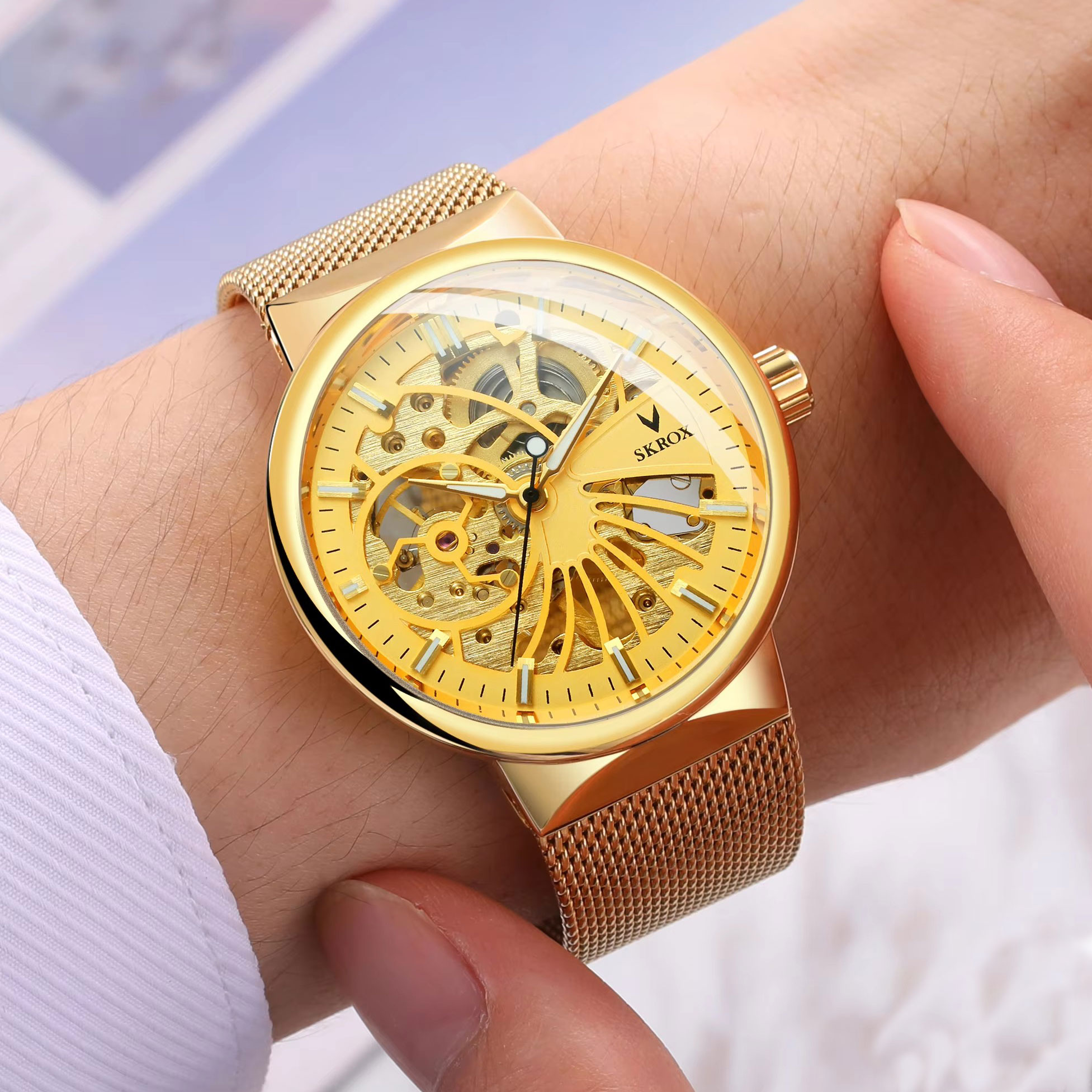 SKROX Luxury Brands Fashion Ma - مراجعة Luxury Watch Repair وسعره