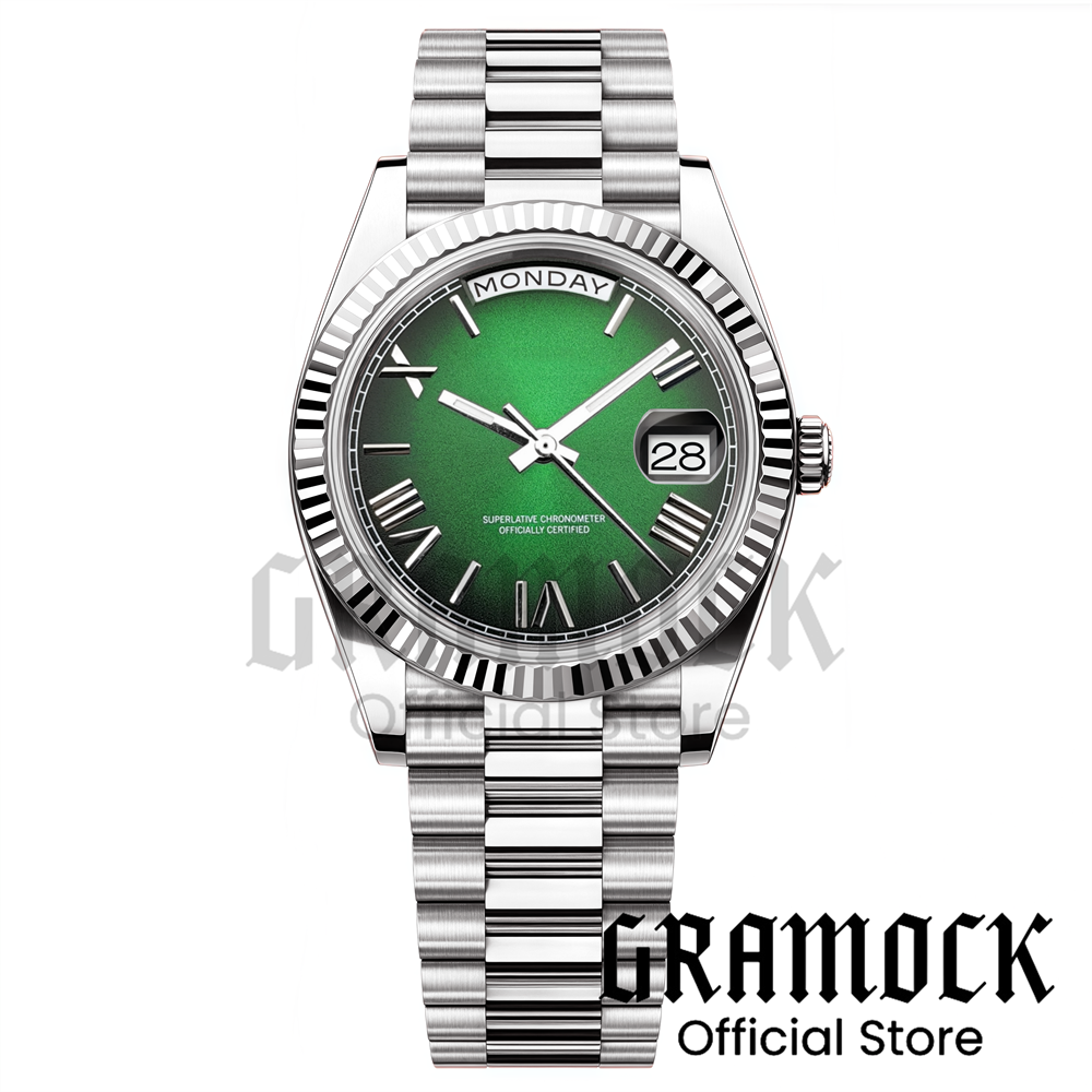 Custom logo Clock Men's Luxury - مراجعة Sapphire Crystal Display وسعره