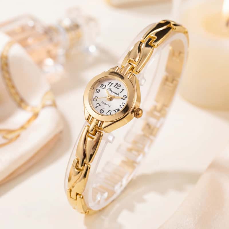 Fashion Women Quartz Bracelet  - مراجعة Luxury Watch Green وسعره