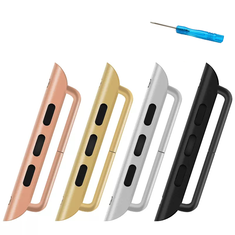 2pcs Connector Adapter for App - مراجعة Luxury Watch Apple Bands وسعره