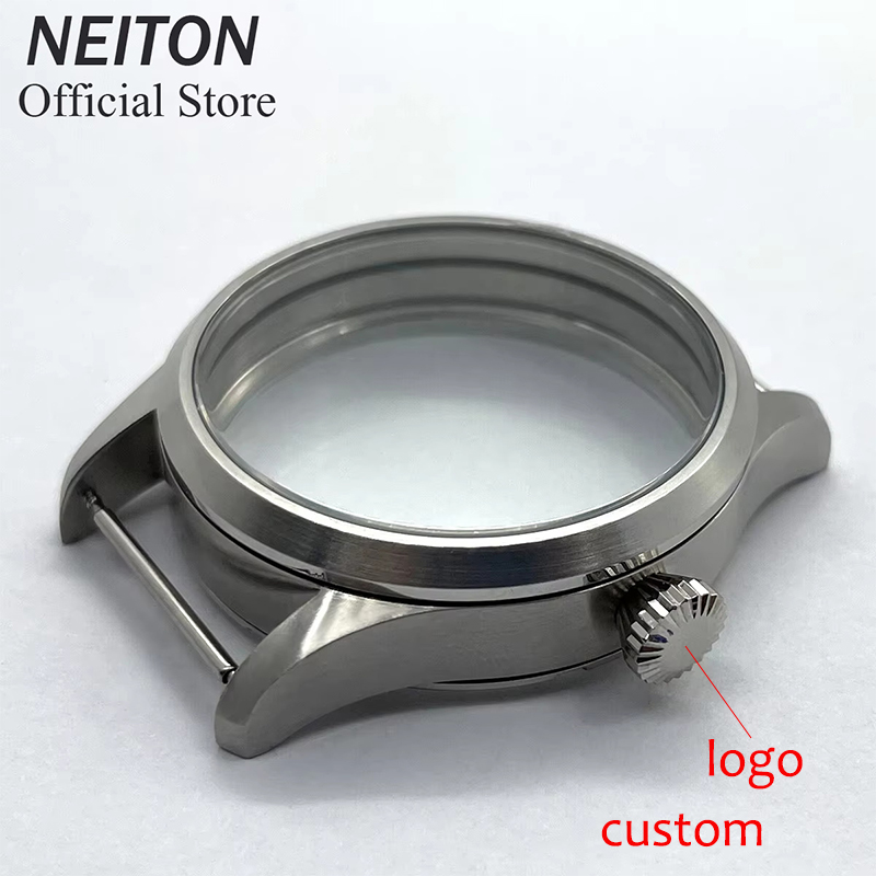 NEITON 42mm Manual Watch Case  - مراجعة Sapphire Crystal Display وسعره
