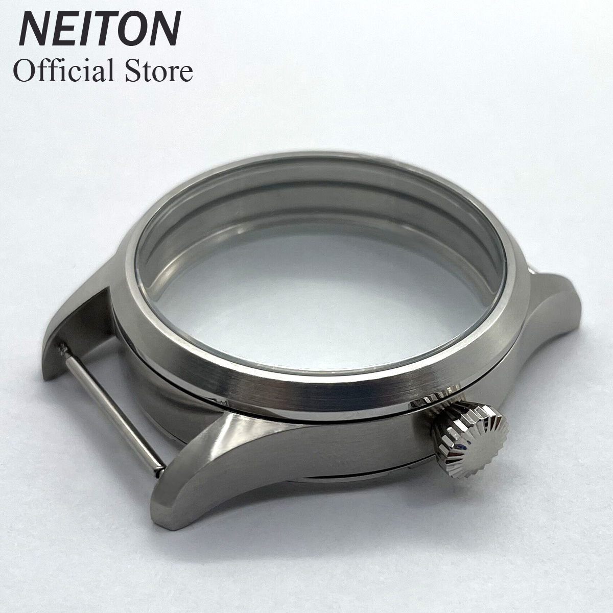 NEITON 42mm Manual Watch Case  - مراجعة Sapphire Crystal Display وسعره