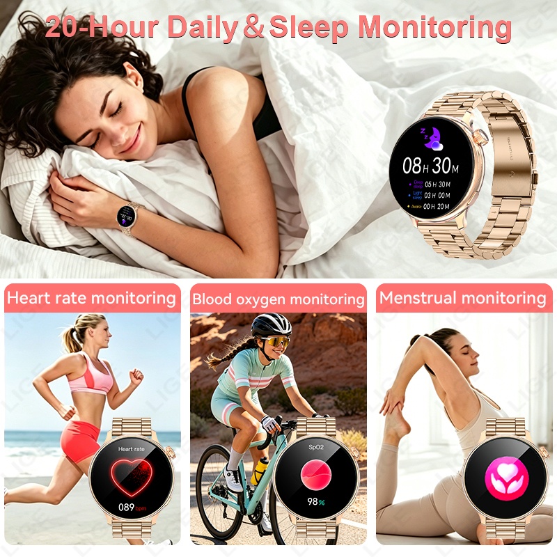 LIGE Luxury Women Smart Watch  - مراجعة Luxury Watch Hd وسعره