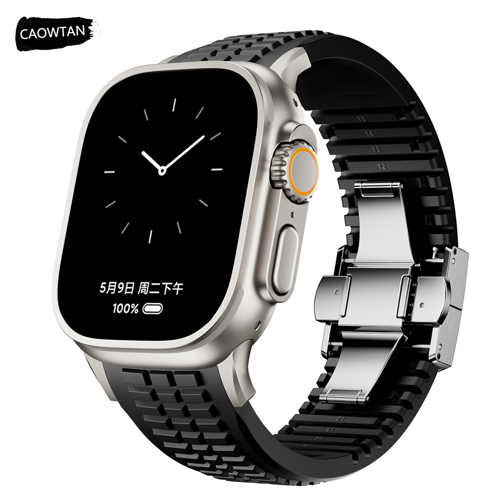 Sports Silicone Band for Apple - مراجعة Luxury Watch Apple Bands وسعره