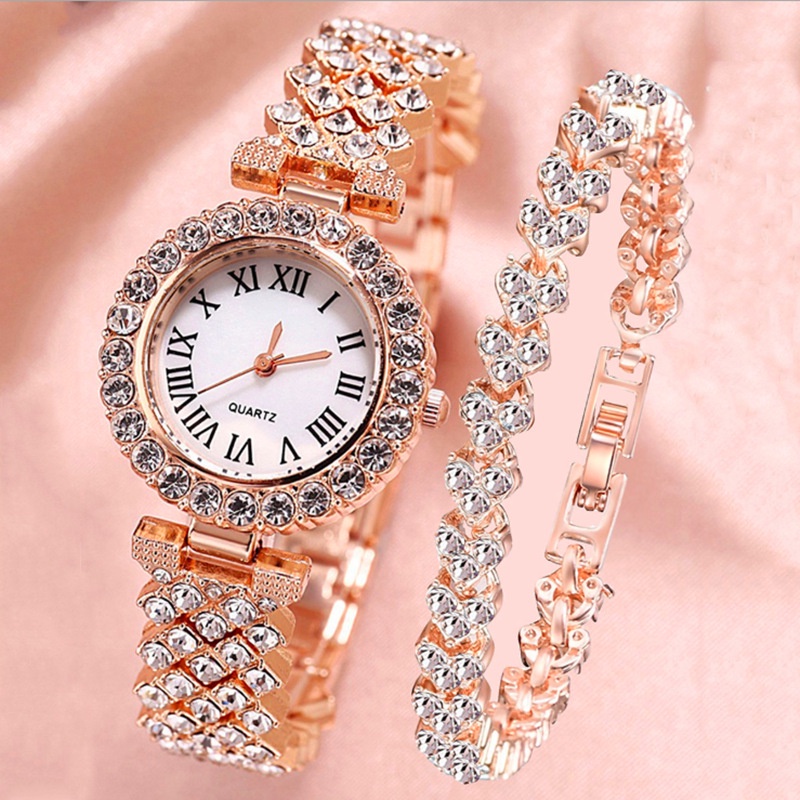 2PCS/Set Women's Watch Fashion - مراجعة Lux Watch وسعره