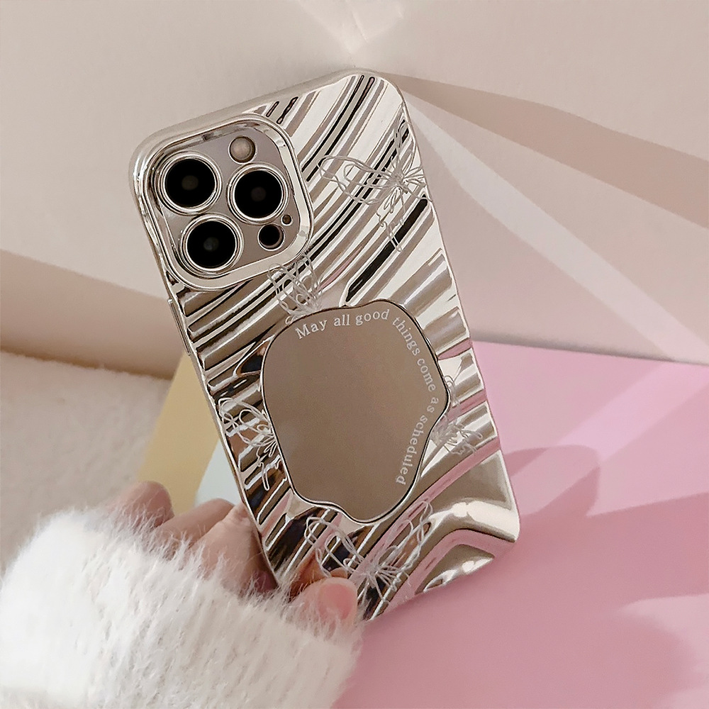 Luxury Silver Wavy Plating Mak - مراجعة Luxury Watch Case وسعره