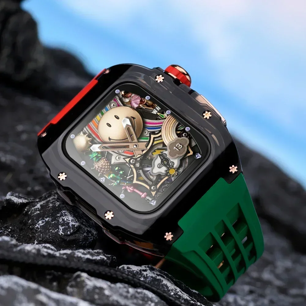 Luxury Glacier Modification Ki - مراجعة Luxury Watch Apple Bands وسعره