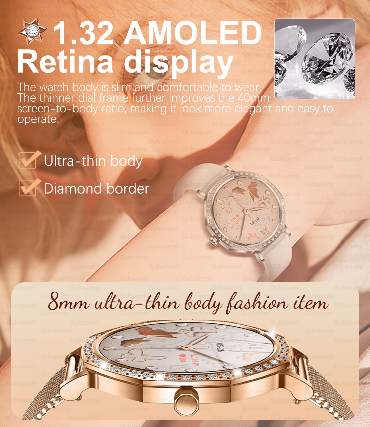 2025 New Ladies' Fashion Smart - مراجعة Luxury Watch Hd وسعره