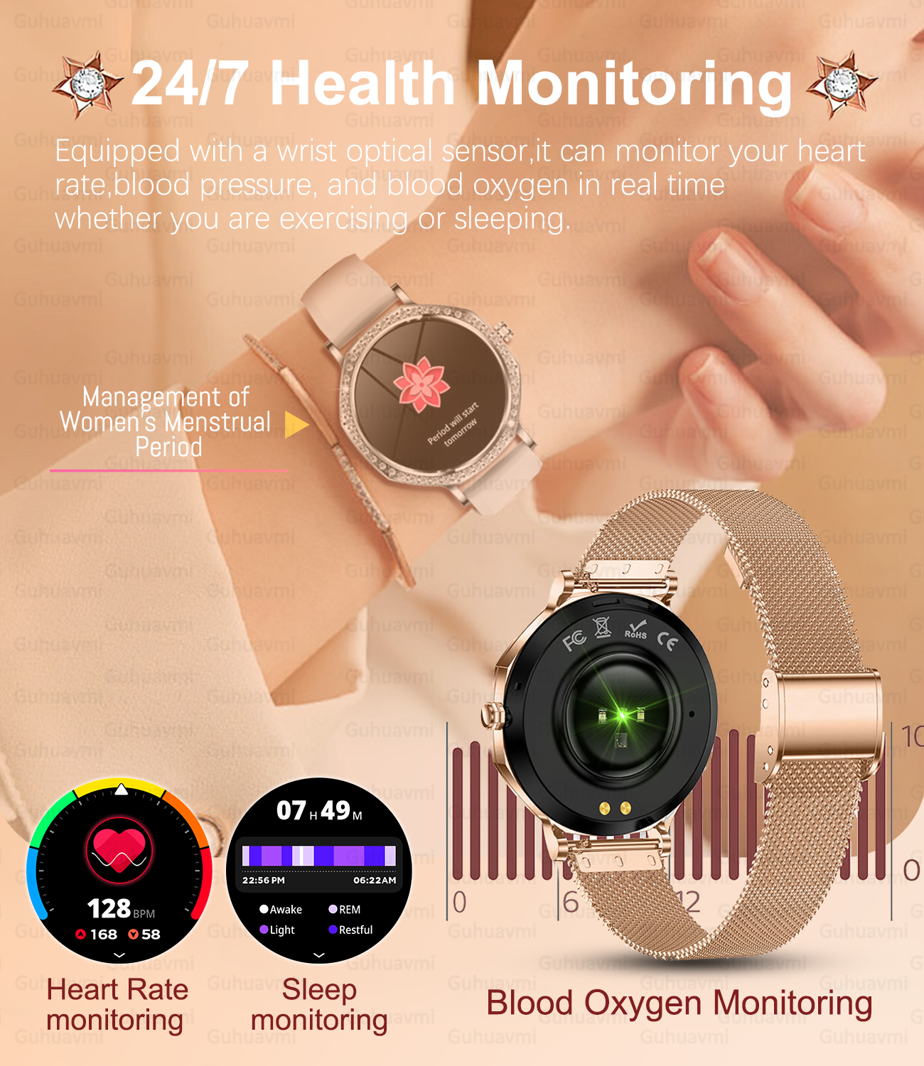 2025 New Ladies' Fashion Smart - مراجعة Luxury Watch Hd وسعره
