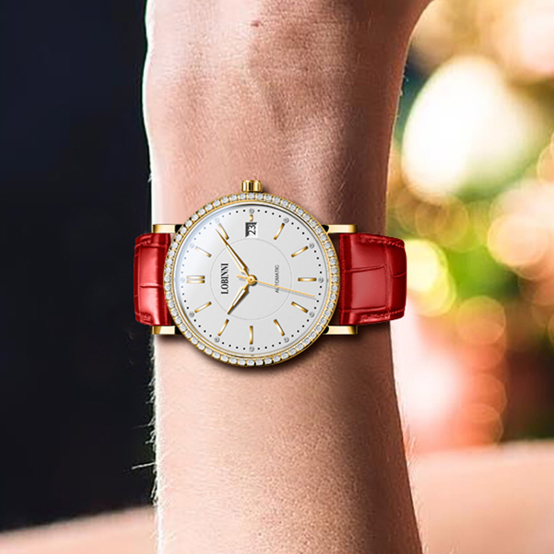 Switzerland LOBINNI Luxury Wom - مراجعة Luxury Watch Japan وسعره
