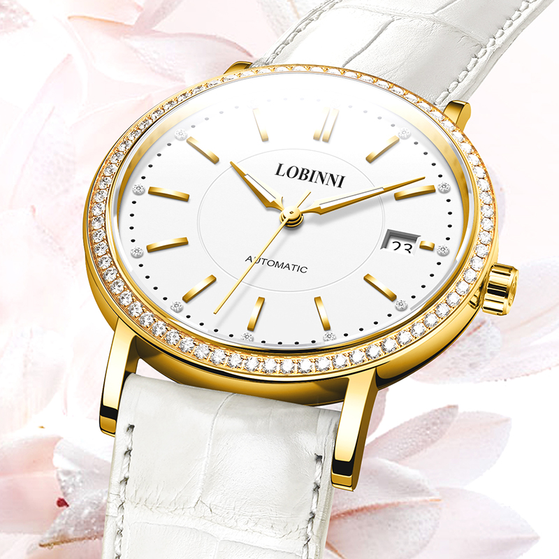 Switzerland LOBINNI Luxury Wom - مراجعة Luxury Watch Japan وسعره