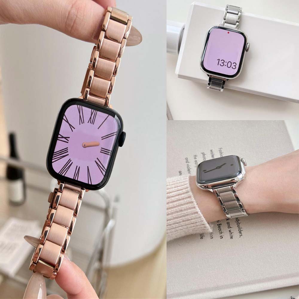 Slim Metal Band For Apple Watc - مراجعة Luxury Watch Apple Bands وسعره