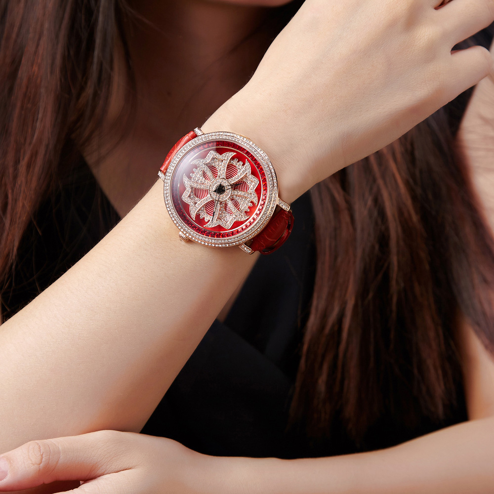 Luxury Davena Spin Snow Flower - مراجعة Luxury Watch Japan وسعره