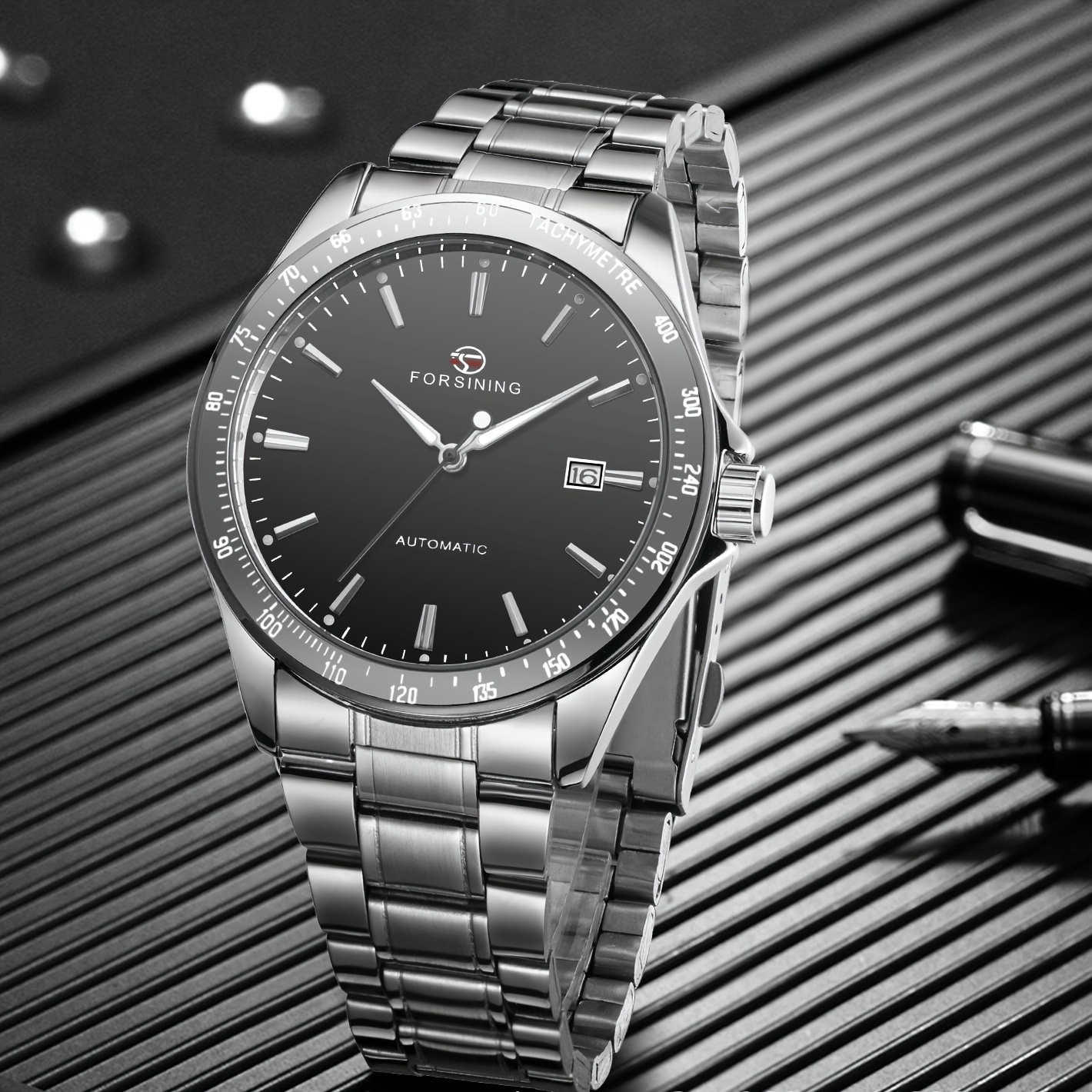 Top-Tier Luxury Men's Automati - مراجعة Luxury Watch Tier وسعره
