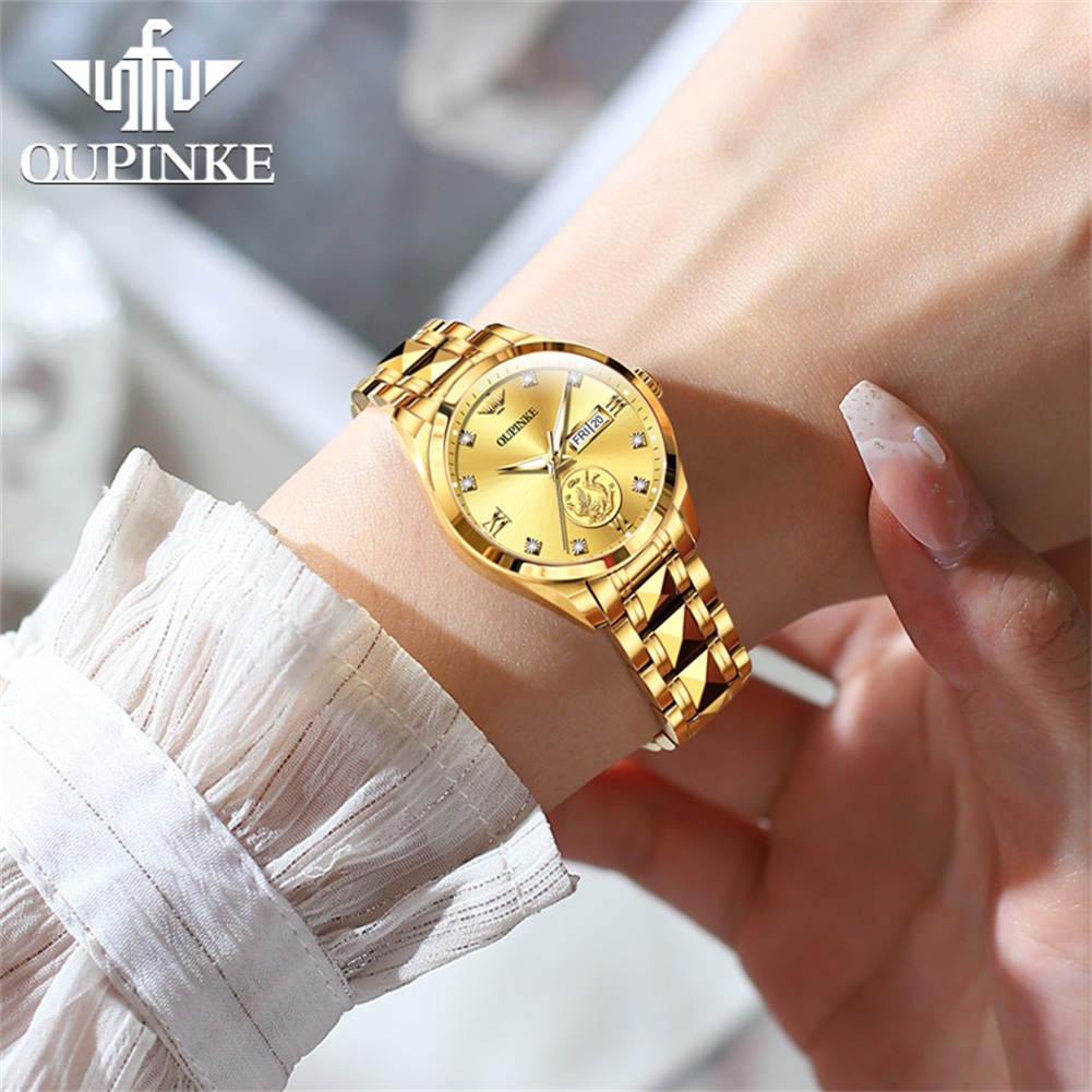 OUPINKE Woman's Watch 3259 Bus - مراجعة Sapphire Crystal Display وسعره