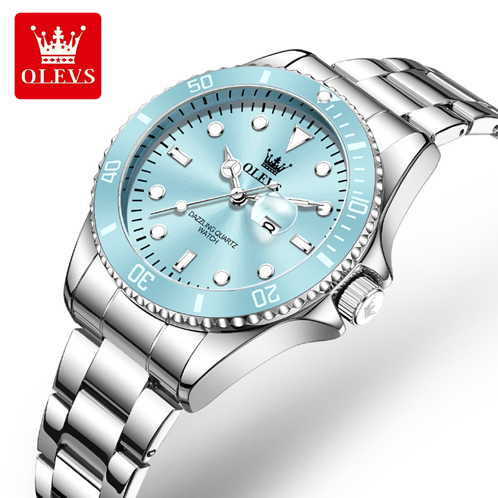 OLEVS Luxury Stainless Steel W - مراجعة Lux Watch وسعره