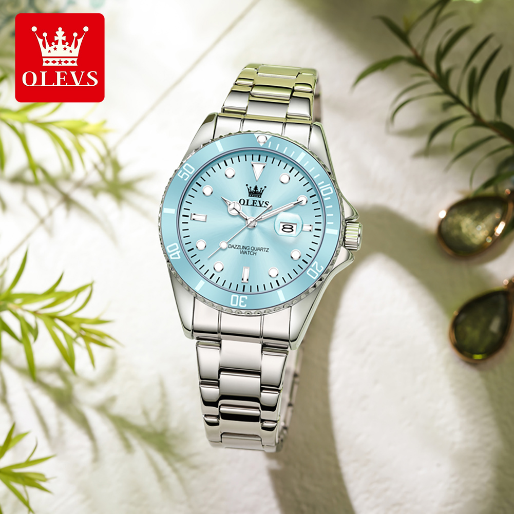 OLEVS Luxury Stainless Steel W - مراجعة Lux Watch وسعره