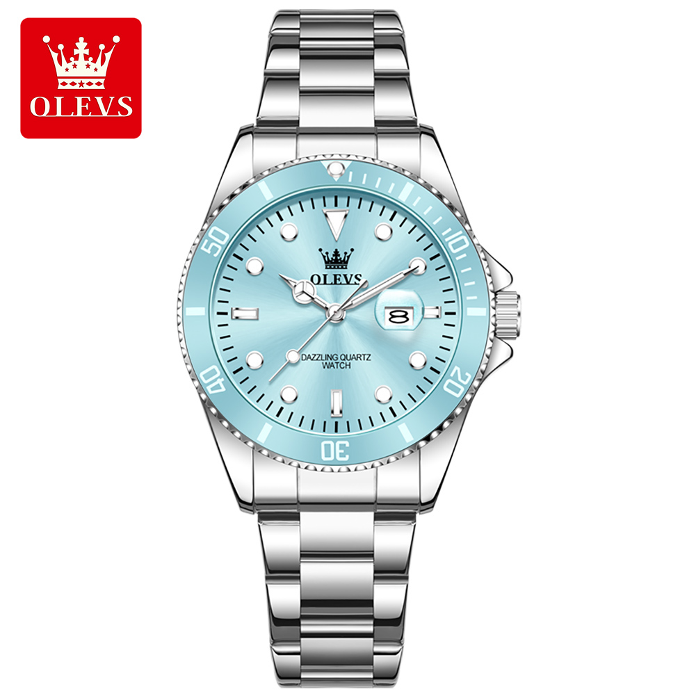 OLEVS Luxury Stainless Steel W - مراجعة Lux Watch وسعره