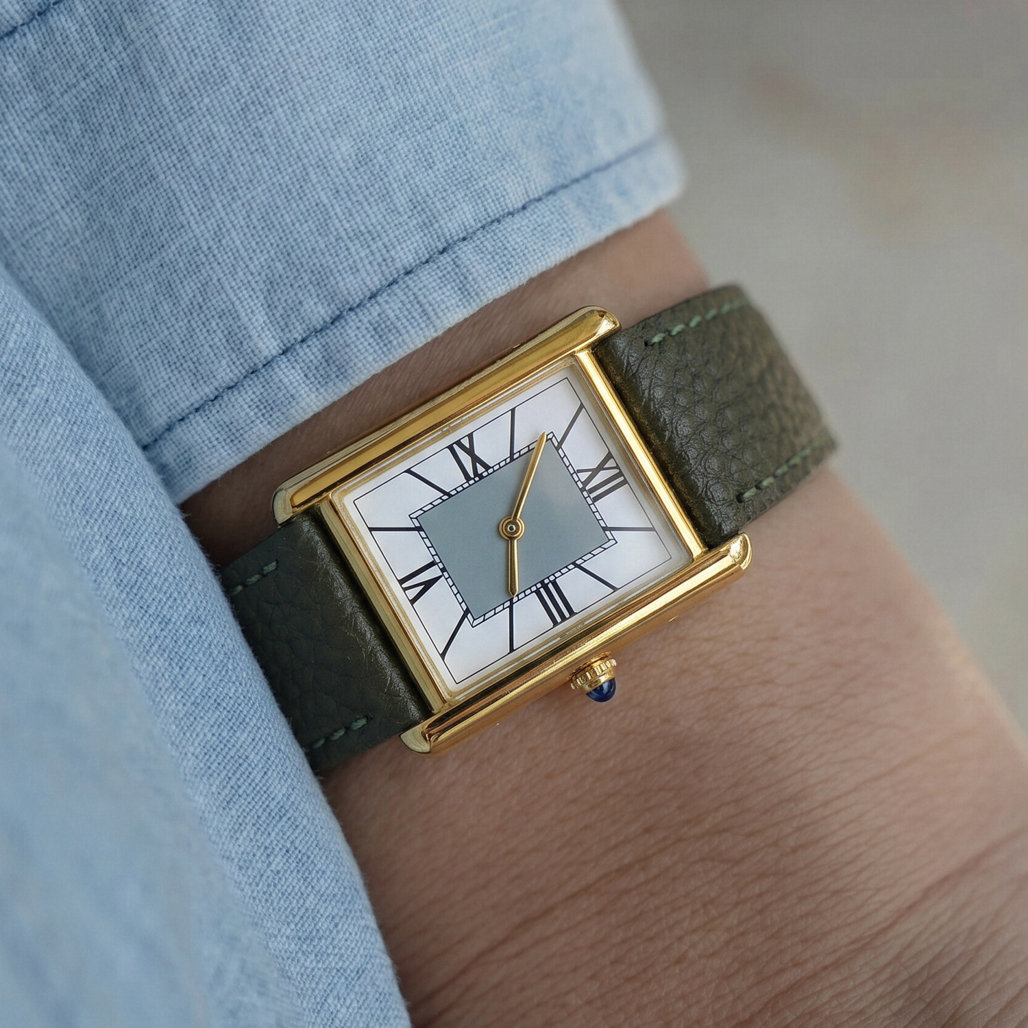 CILOA Luxury Minimalist Square - مراجعة Luxury Watch With Green Dial وسعره