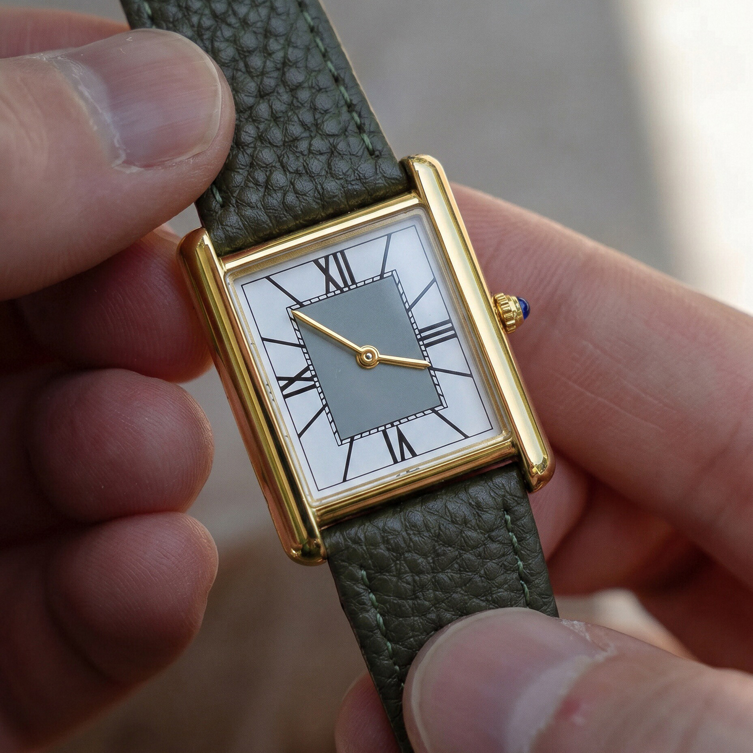 CILOA Luxury Minimalist Square - مراجعة Luxury Watch With Green Dial وسعره