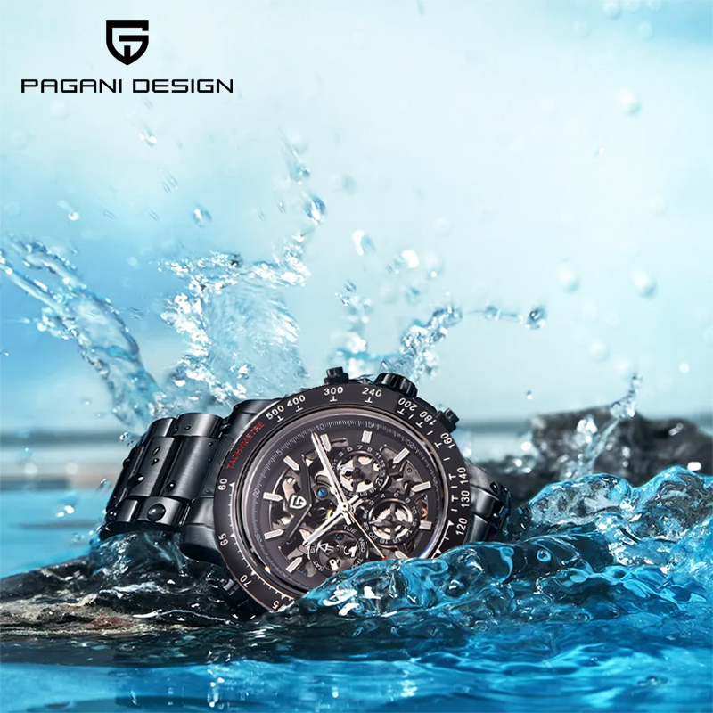 PAGANI DESIGN Mechanical Autom - مراجعة Sapphire Crystal Display وسعره