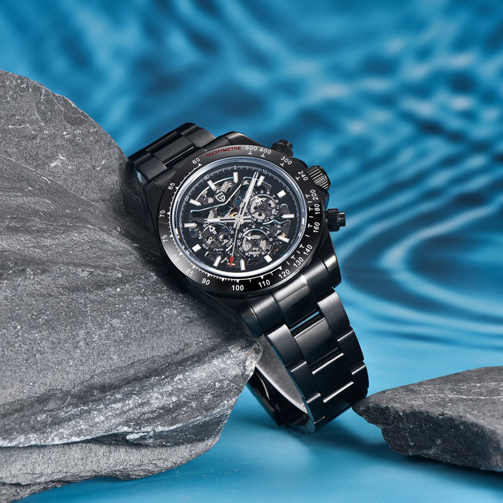PAGANI DESIGN Mechanical Autom - مراجعة Sapphire Crystal Display وسعره