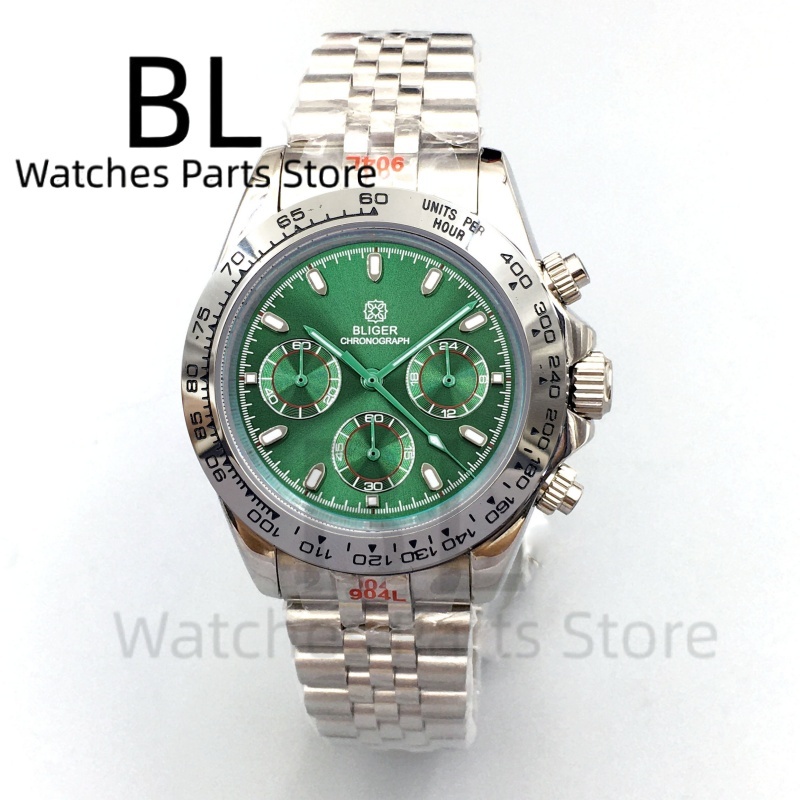 BLIGER 39mm Luxury Green Dial  - مراجعة Luxury Watch With Green Dial وسعره